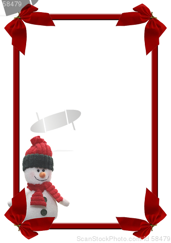 Image of Snowman frame