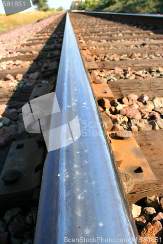 Image of Rail Track Close Up