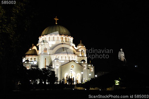 Image of Sveti Sava cathedral in Belgrade