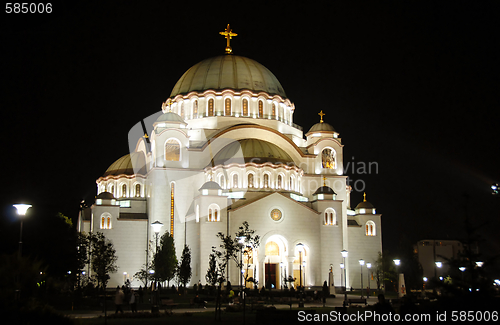 Image of Sveti Sava cathedral in Belgrade