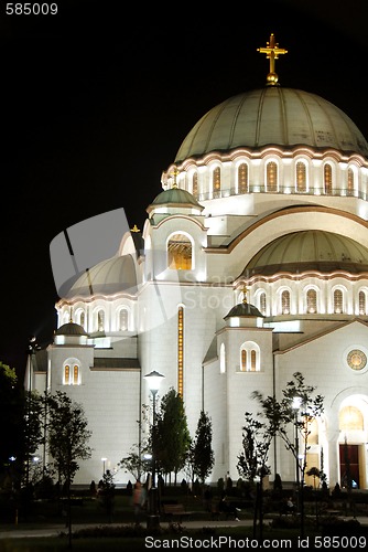 Image of Sveti Sava cathedral in Belgrade