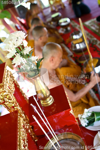 Image of Thai monks