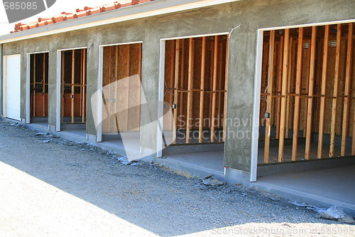 Image of Garage Building Under Construction