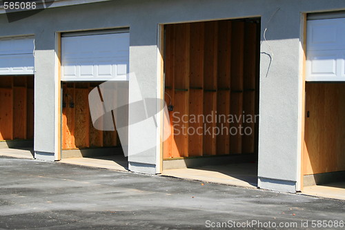 Image of Garage Building Under Construction