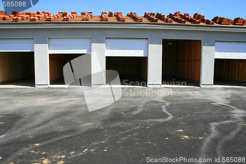 Image of Garage Building Under Construction