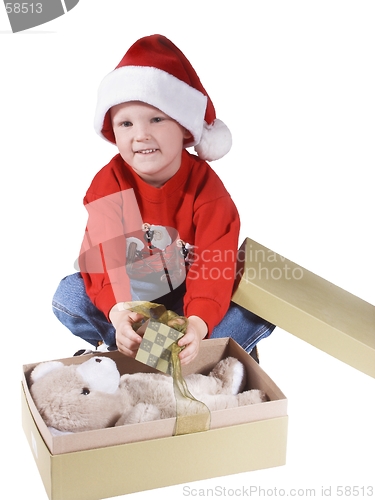 Image of santa boy