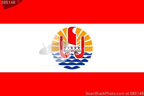Image of French Polynesia Flag