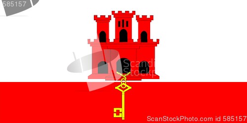 Image of Flag Of Gibraltar