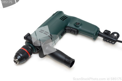 Image of Green electric drill