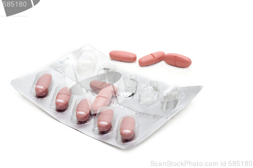 Image of Capsules with vitamin packed two