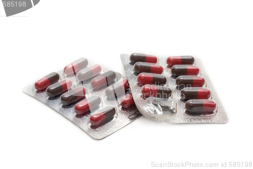 Image of Capsules with vitamin packed 