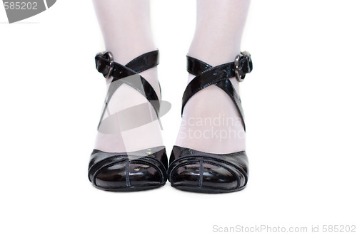 Image of Black feminine sandals