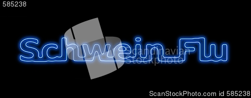 Image of Schwein Flu Neon Blue Black