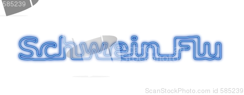 Image of Schwein Flu Neon Blue White