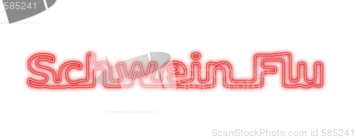 Image of Schwein Flu Neon Red White