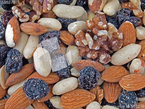 Image of Mixted fruit and nuts.