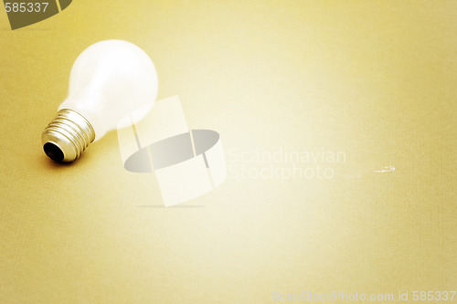 Image of Background with lit lightbulb