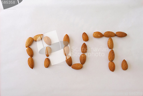 Image of Almond nuts.        