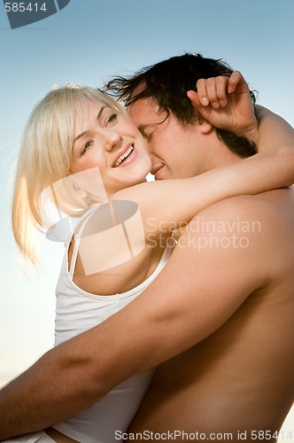 Image of Couple on the beach