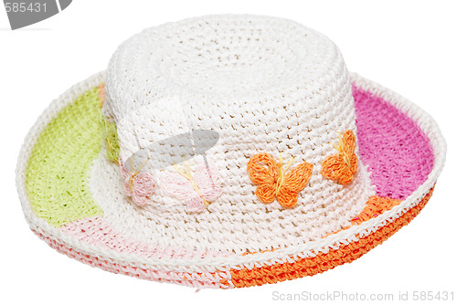 Image of Wicker Children's hat.