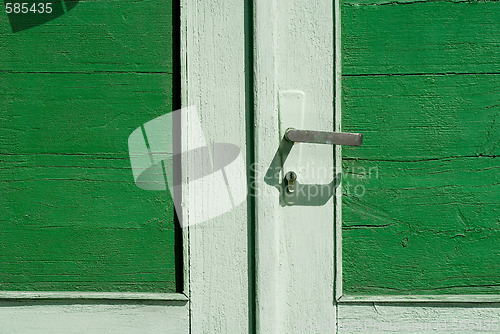 Image of Green door