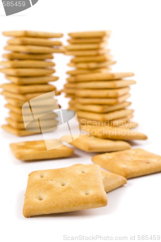 Image of three stacks of cookie