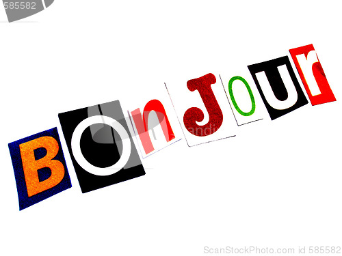 Image of bonjour