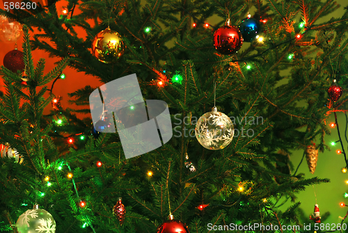 Image of New-Year tree decorations