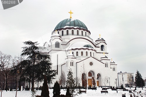 Image of Orthodox church in Belgrade