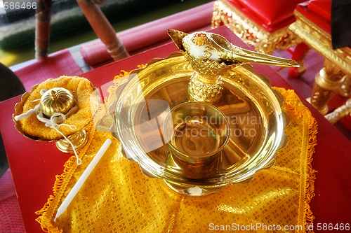Image of Buddhist ceremony.
