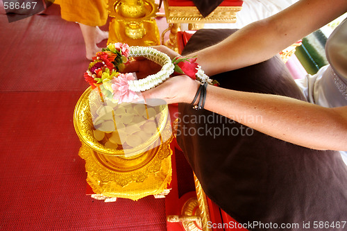 Image of Buddhist ceremony.