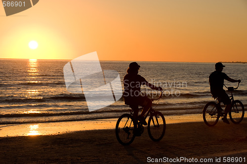 Image of Riding bike together
