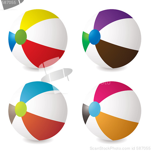 Image of beach ball set