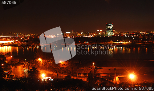 Image of Belgrade night view