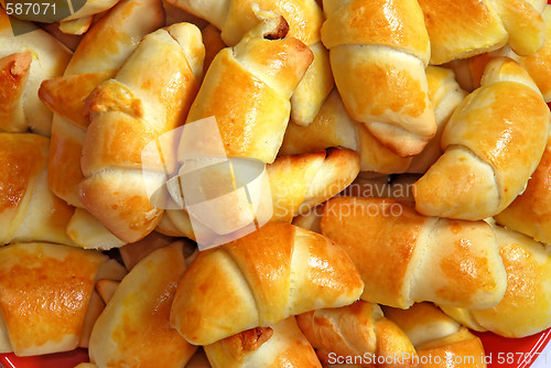 Image of Appetizing rolled batch