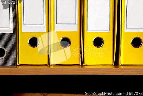 Image of Yellow files