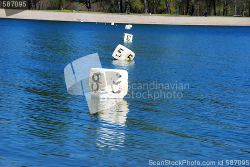 Image of Floating cubes