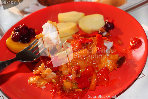 Image of fried vegetables ragout