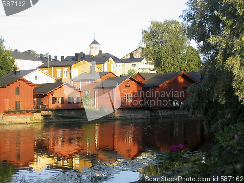 Image of Red warehouses