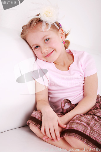 Image of Cute smiling girl