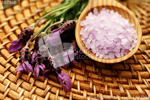 Image of lavender bath salt