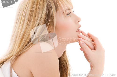 Image of lovely teenage girl