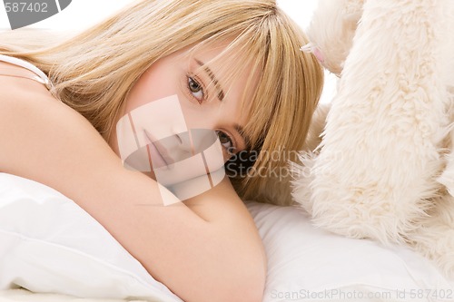 Image of lovely teenage girl