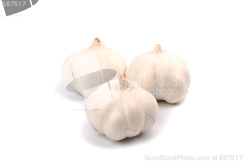 Image of three garlics