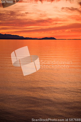 Image of Strait of Juan de Fuca Sunset