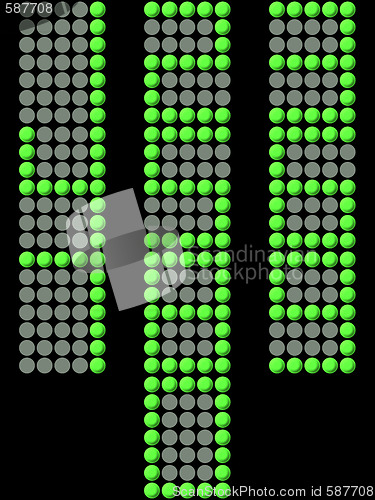 Image of Electronic Display Numbers
