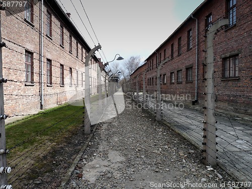 Image of Auschwitz camp, Poland