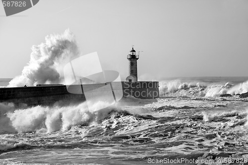 Image of Lighthouse, Foz do Douro, Portugal