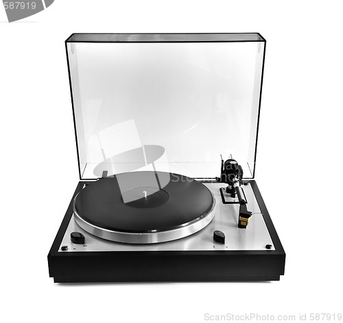 Image of Record on turntable
