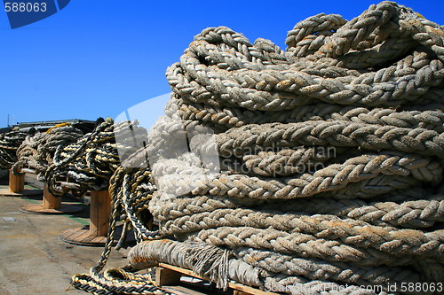 Image of Ship Yard Ropes